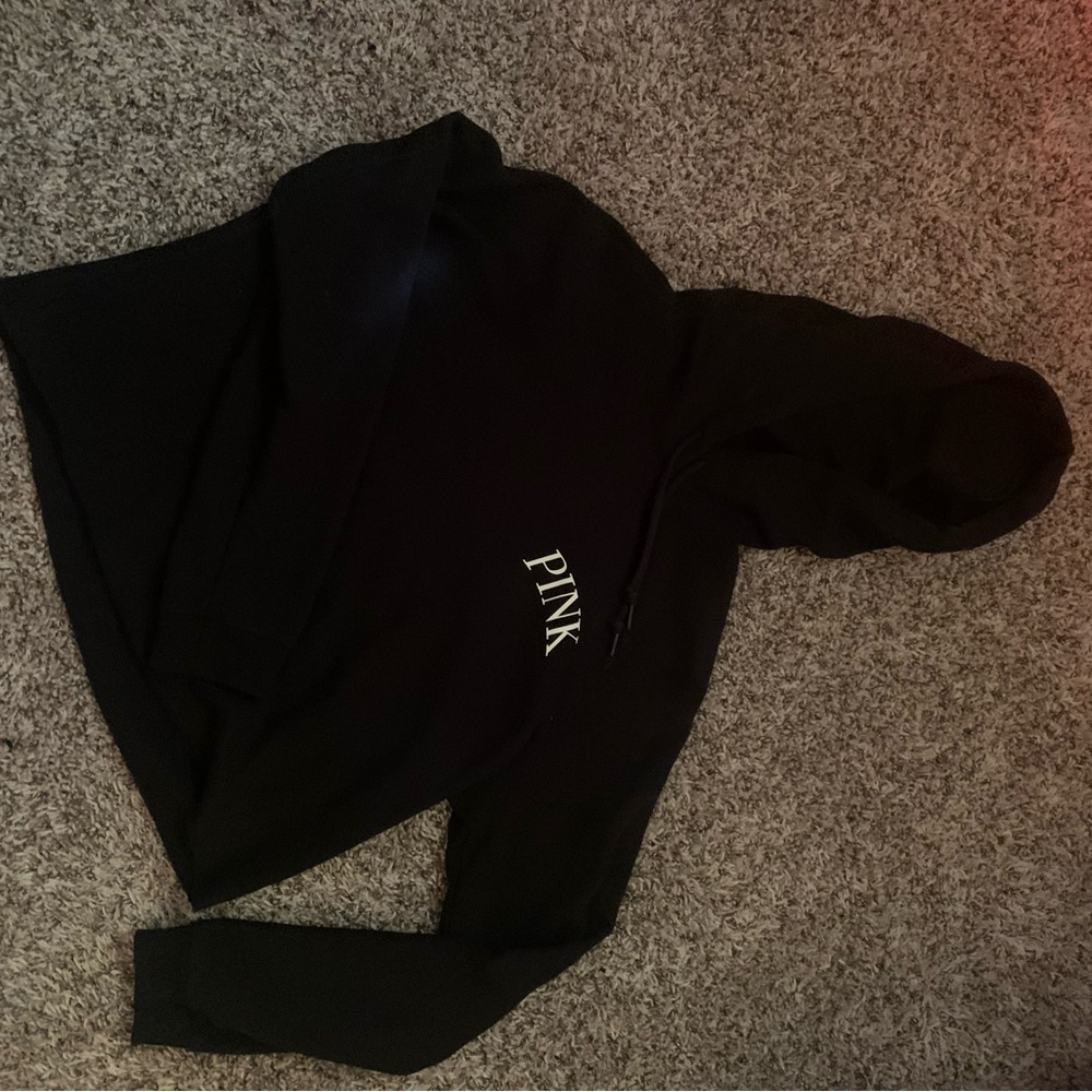 PINK cropped hoodie